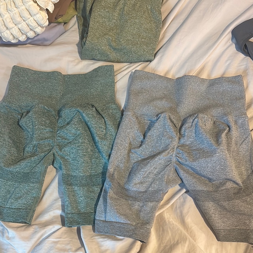 Gray and Green Bottoms